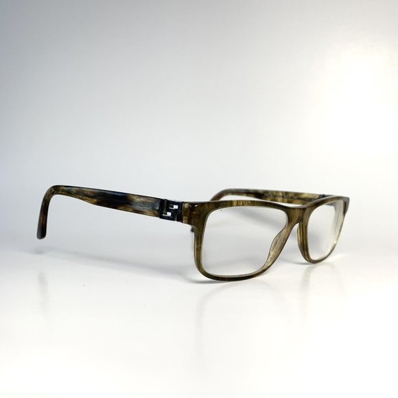 Versace MOD.3211 5143 Eyeglasses Frames Green Tortoise Rectangular 53-17-145 - Picture 1 of 7